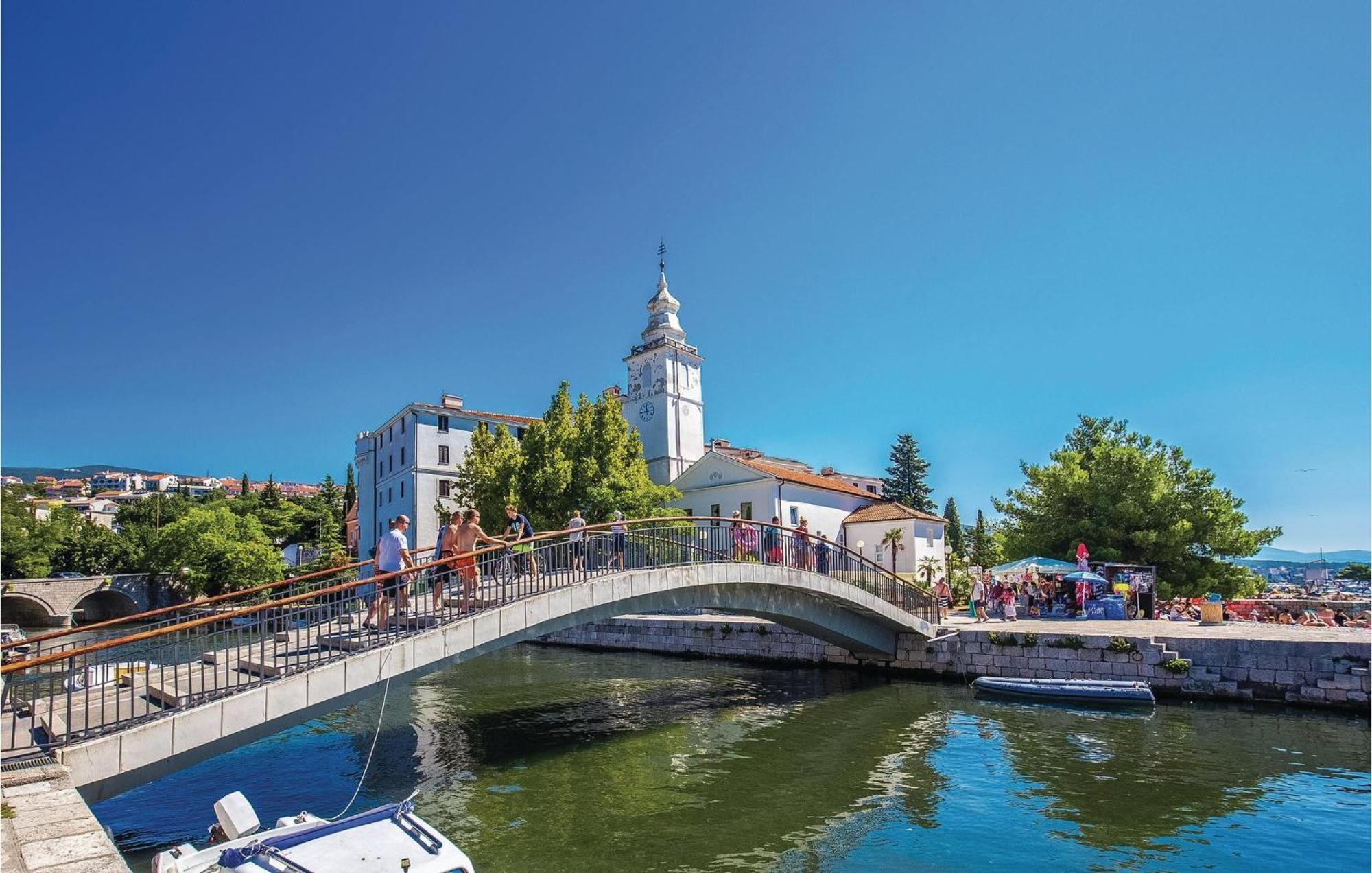 Nice Apartment In Crikvenica With House Sea View ภายนอก รูปภาพ