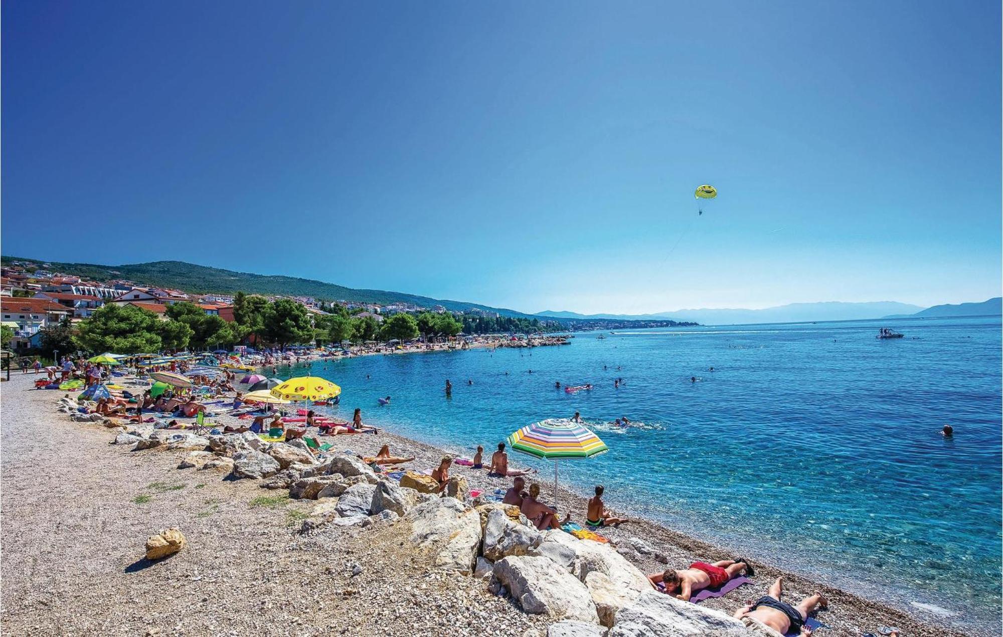 Nice Apartment In Crikvenica With House Sea View ภายนอก รูปภาพ